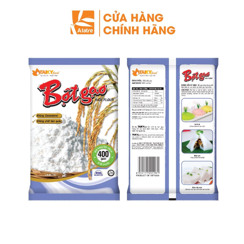 [Tặng 1 bịch bột năng 400g] Mua 10 bịch bột gạo Taky 100% (400g/gói)