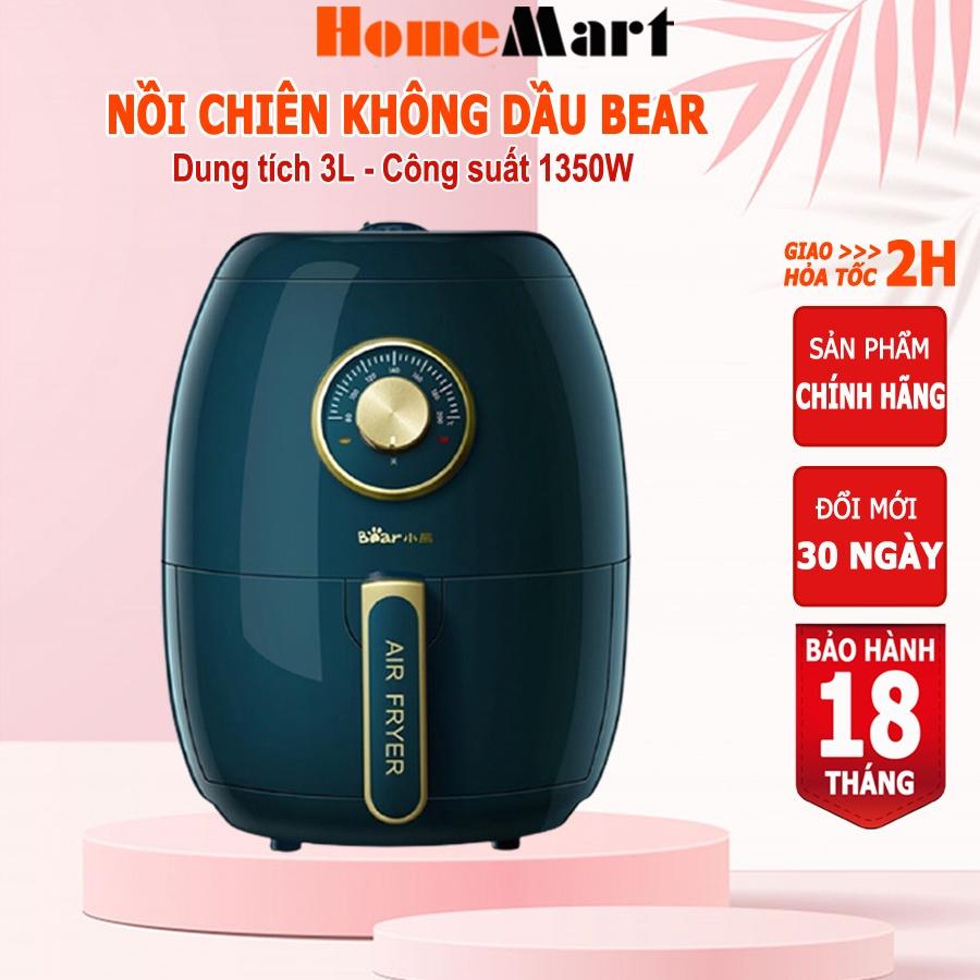 Nồi chiên không dầu Bear 3.5L Công nghệ nhiệt đối Lưu 360 độ, nhựa cao cấp an toàn - Anh Lam Store - Hàng nhập khẩu