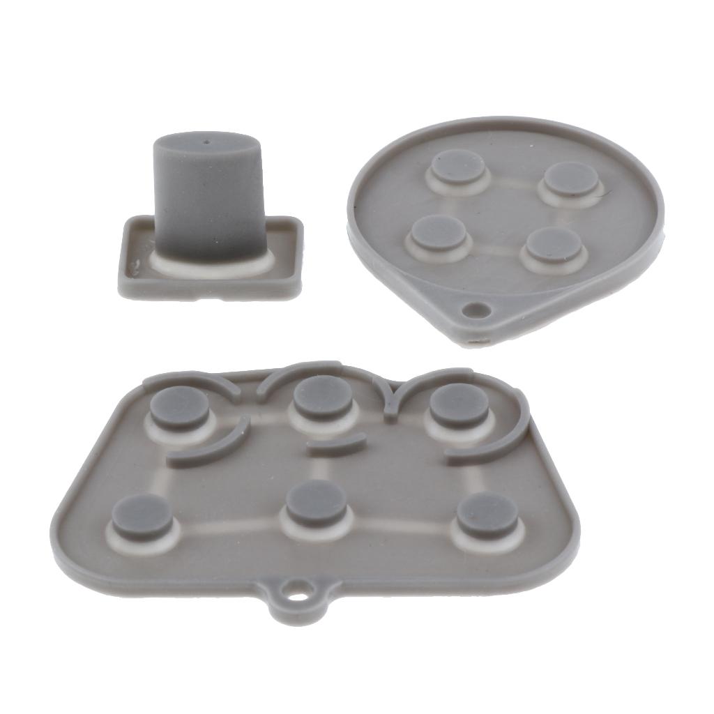 Conductive Rubber Pad Button Contacts Kit for Sega Saturn Controllers Gray- Replaced Your Scrathed or Damaged Pads