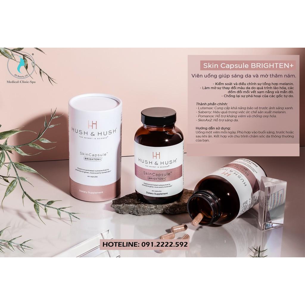 Viên Uống Sáng Da, Mờ Nám Image Skincare Hush & Hush SkinCapsule Brighten+ 60viên