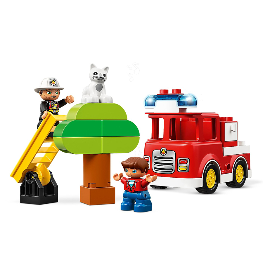 Đồ Chơi LEGO Duplo Xe Cứu Hỏa Của Bé 10901 Cho Bé Trên 2 Tuổi