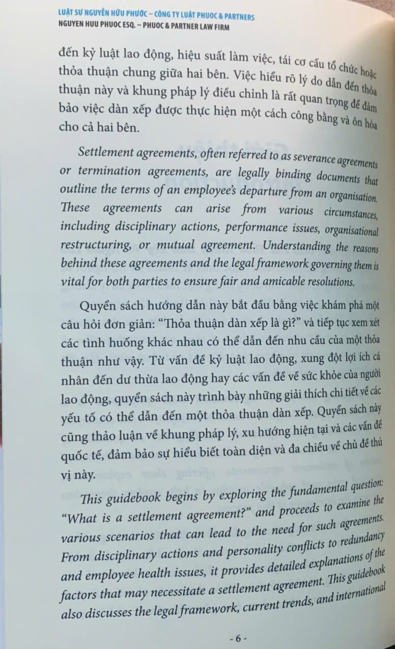 Dẫn Dắt Thỏa Thuận Dàn Xếp Với Người Lao Động - Navigating settlement agreements