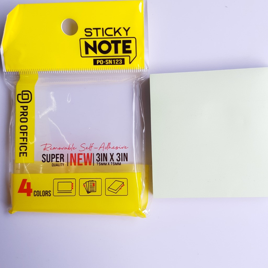 Giấy note PRO-OFFICE kích thươc 3x3in PO-SN123/SN133/SN143