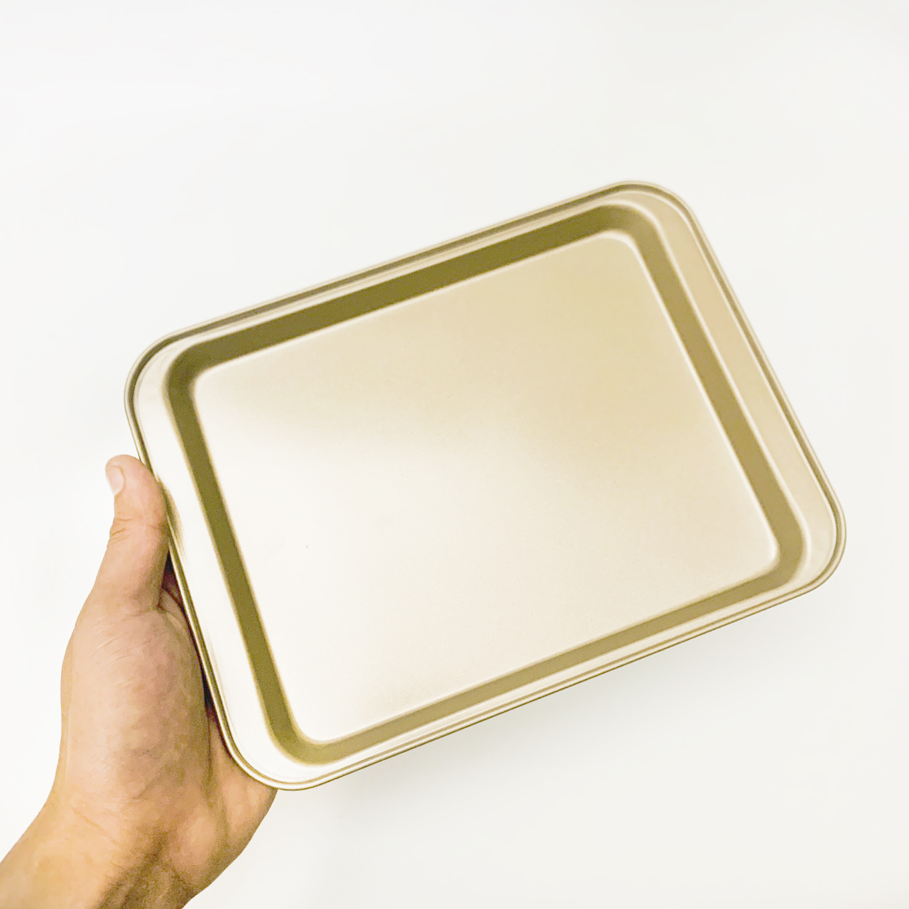 Khay Nướng Bánh Chữ Nhật Chống Dính 24*18*2cm