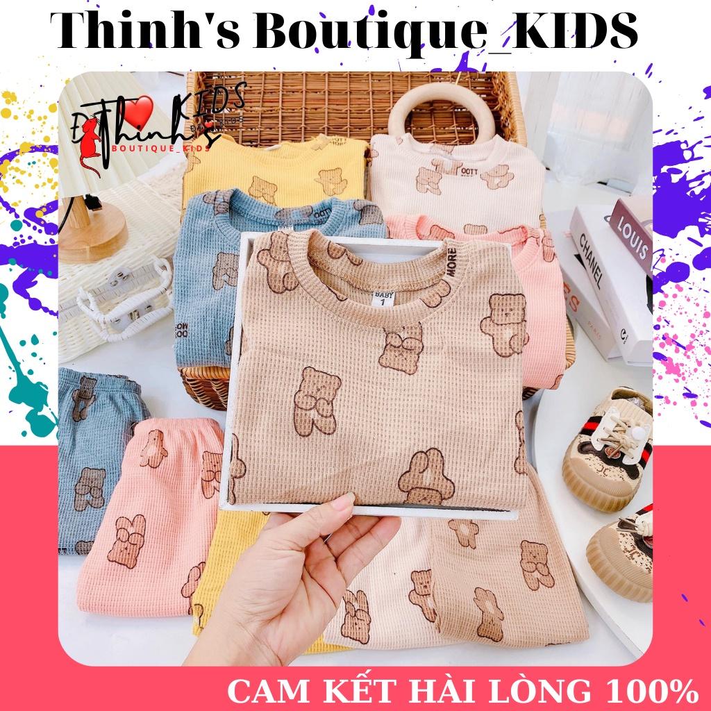 Bộ quần áo thun dài trẻ em - Set áo quần thun cho bé