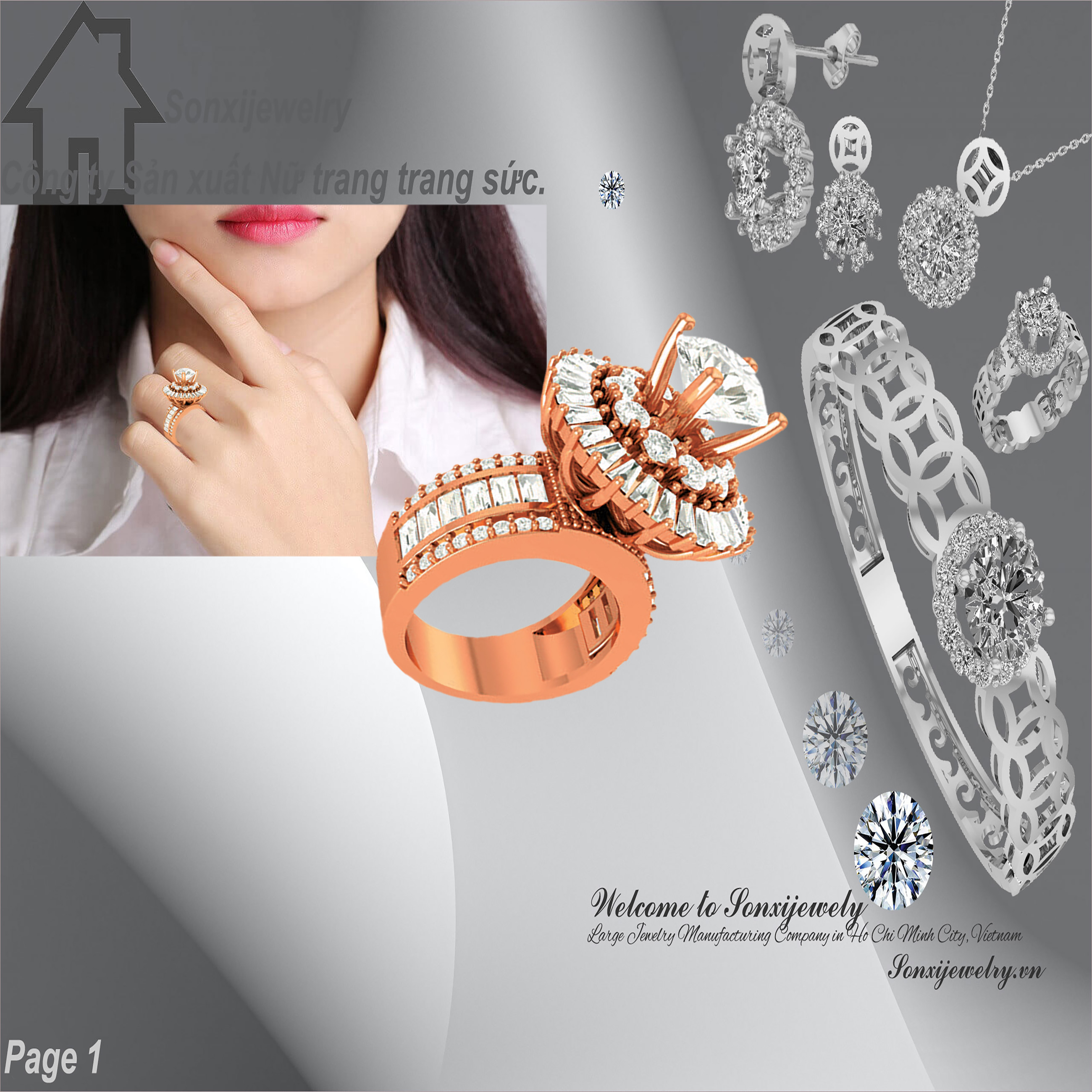 NHẪN NỮ MODERN MẪU ĐẸP 1205