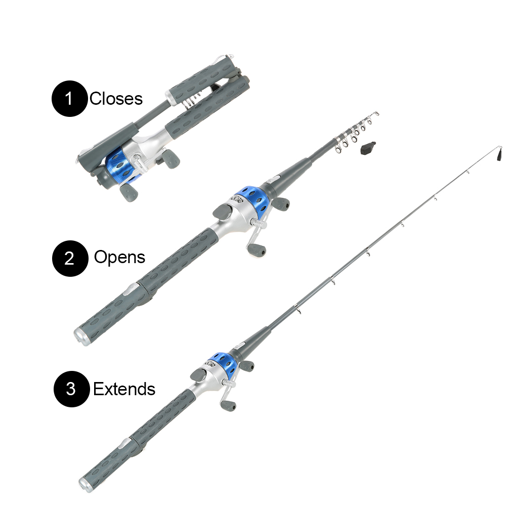 Cần câu cá 151cm có thể gấp nhỏ
