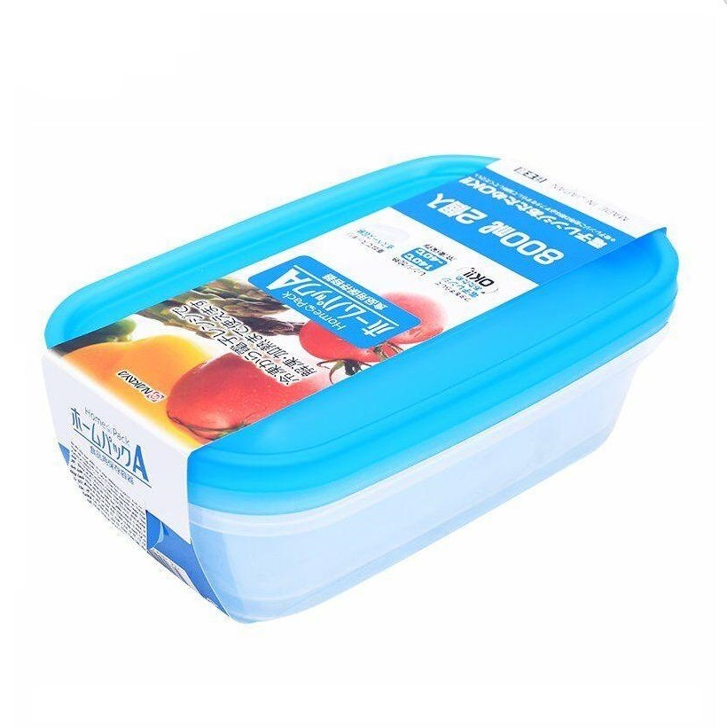 Bộ 2 hộp đựng bảo quản nắp mềm dung tích 800ml - Hàng nội địa Nhật Bản.