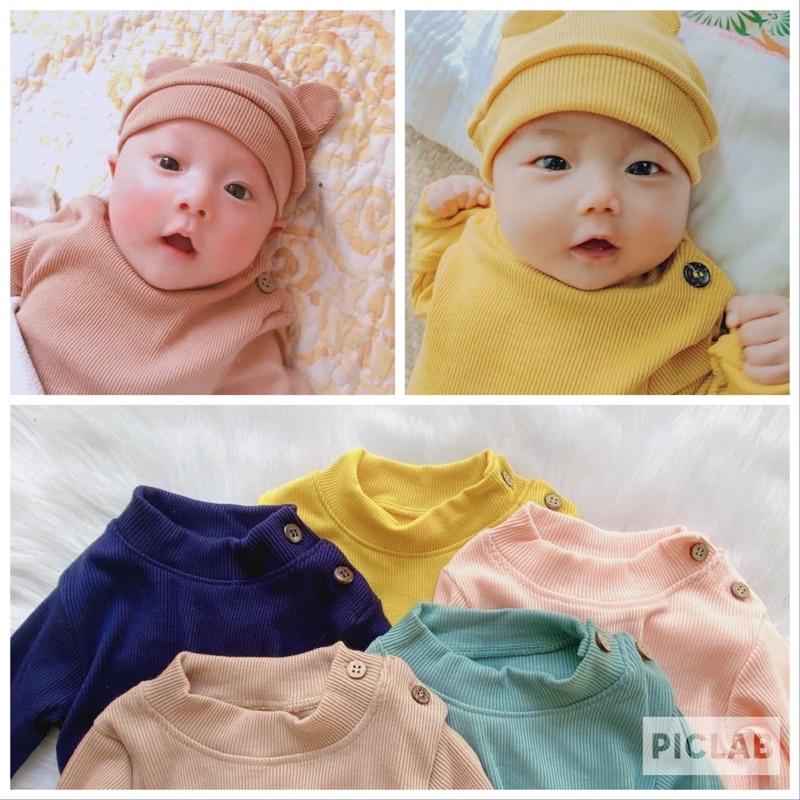 Set bộ cổ 3 phân kèm nón cho bé