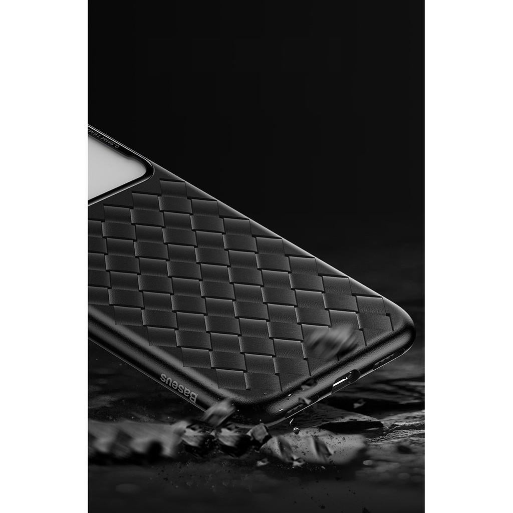 Ốp lưng dành cho IP Xs Max 6.5 nửa trên kính BV Weaving hàng chính hãng Baseus