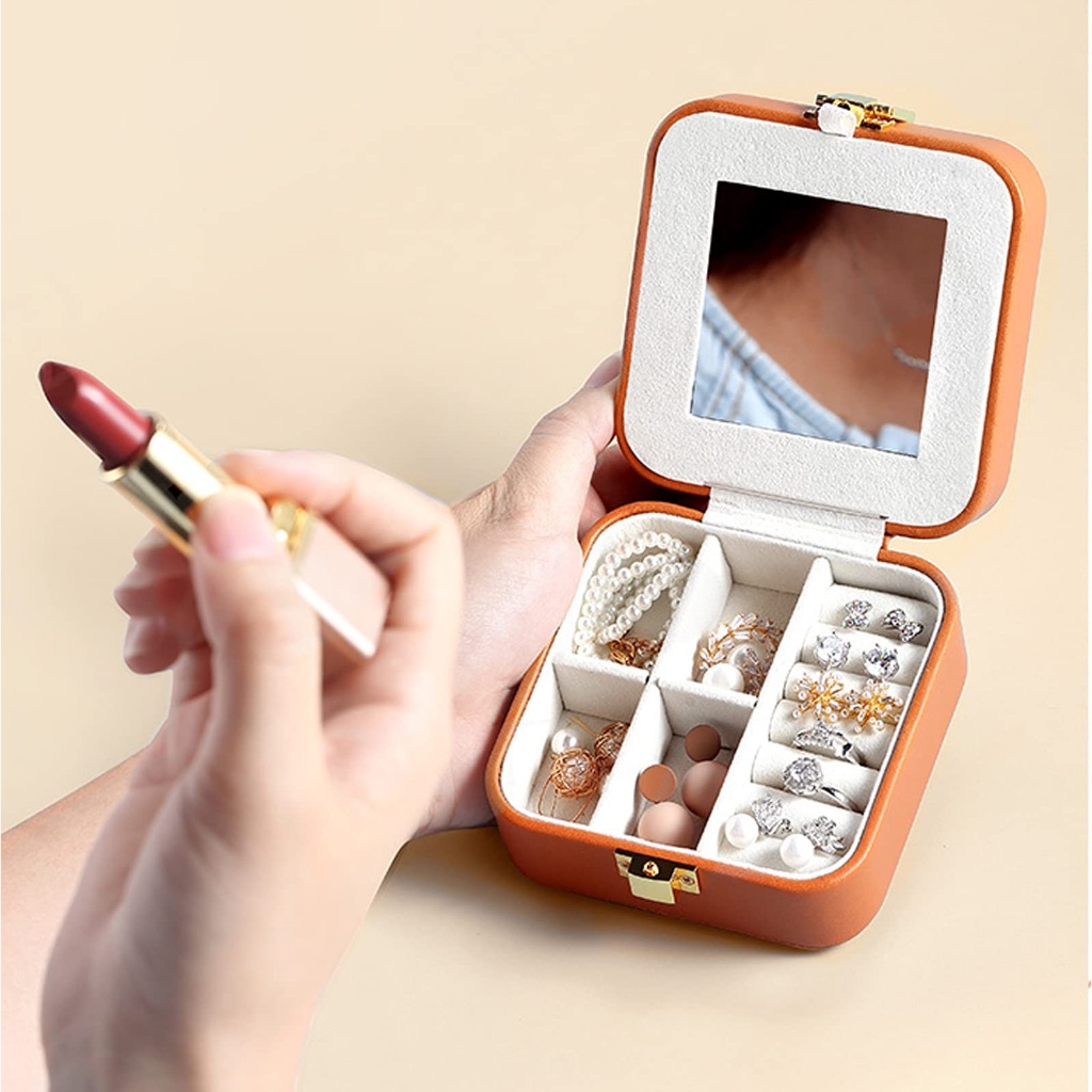 Hộp đựng trang sức Mini Travel Jewelry Box Storage