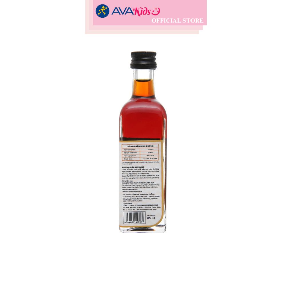 Nước mắm Thuyền Xưa ăn dặm cho bé 41°N chai 65 ml (từ 1 tuổi)