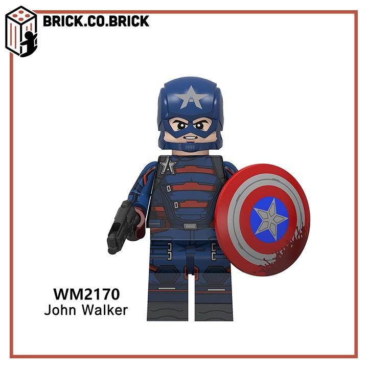 Mô Hình Siêu Anh Hùng minifig The Falcon Đồ Chơi Super Hero MCU Winter Soldier Karl Zemo John Walker WM6117 - WM2164