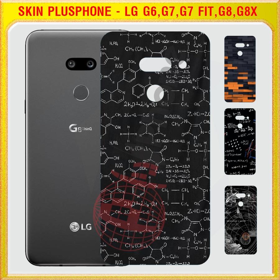 Dán Skin cho LG G6, G7, G7 Fit, G7 Plus, G8 thinQ, G8x in hình nhiều mẫu hot, độc lạ