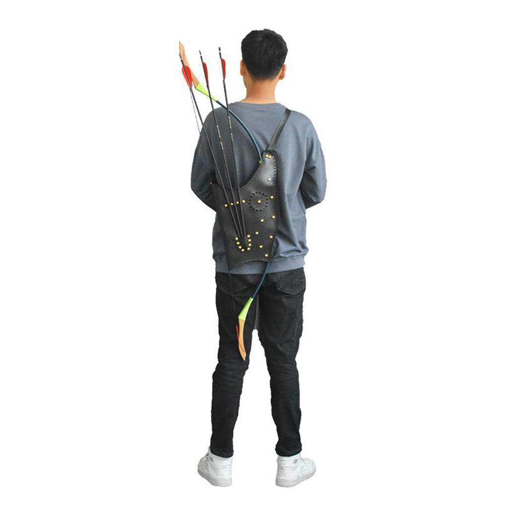 Traditional Recurve Bow Bag Case Holder & Quiver Outdoor Hunting Bag