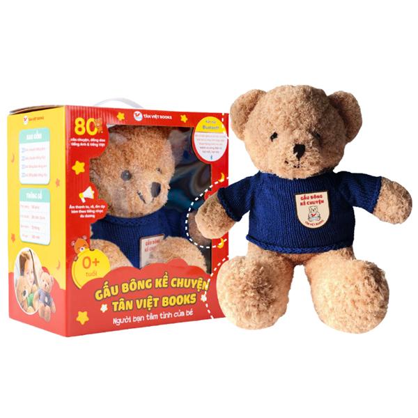 Gấu Bông Kể Chuyện - Người Bạn Tâm Tình Của Bé - Màu Xanh Đậm