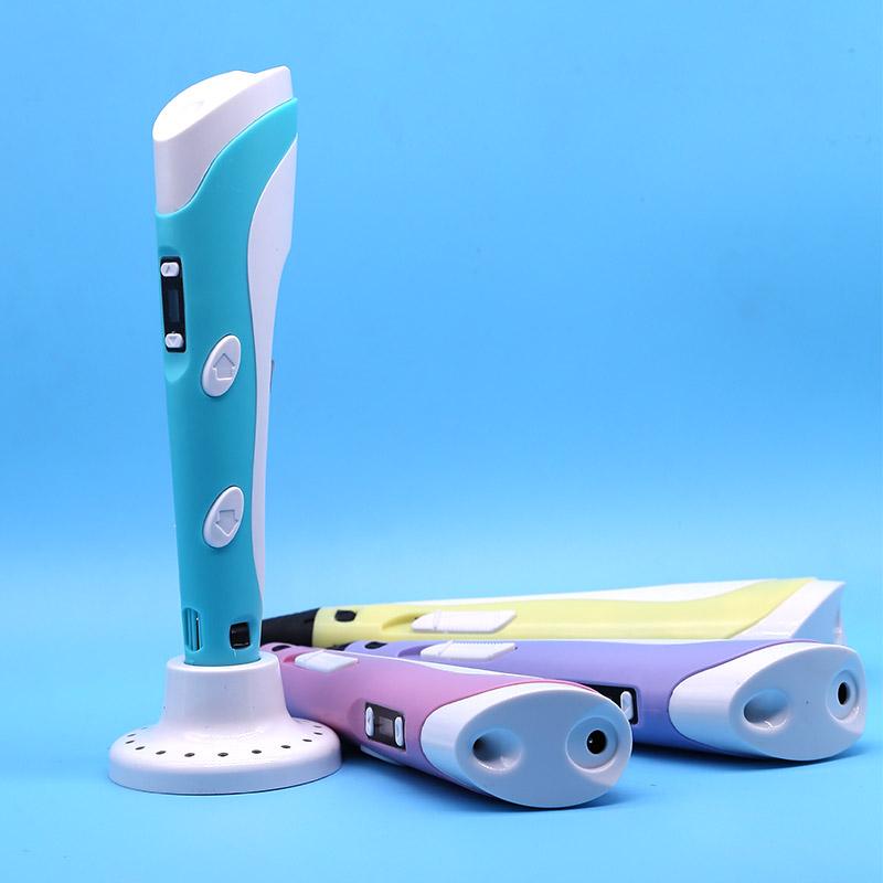 Chất Lượng Cao 3D Bút 3D Bút In 100M Dây Tóc PLA 1.75Mm Tự Làm Bút Kèm Ốp Lưng đồ Chơi Giáo Dục Trẻ Em Quà Tặng Cho Trẻ Em