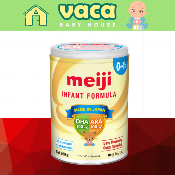 SỮA MEIJI INFANT FORMULA 0-1 NHẬP KHẨU LON 800G