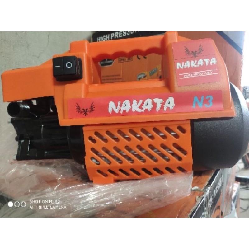 Máy rửa xe gia đình Nakata N3 tặng bình xà bông