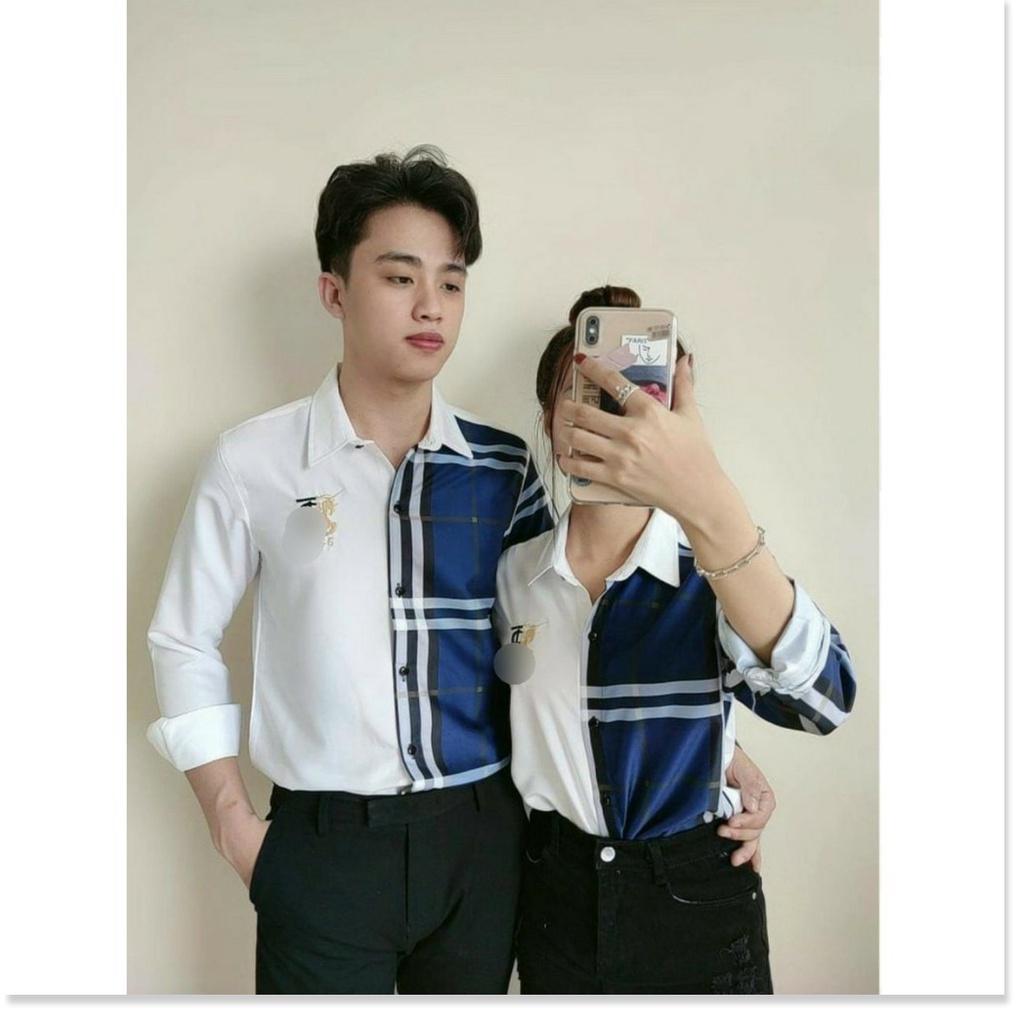 Áo sơ mi cặp đôi CỰC ĐẸP HOẠ TIẾT CARO DÀNH CHO CÁC CÁC BẠN TRẺ MẪU MỚI NHẤT HIỆN NAY