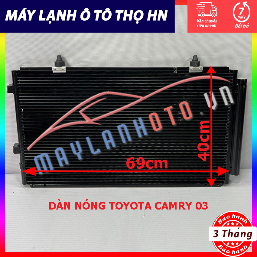 Dàn  nóng Toyota Camry 2.4 2002 2003 2004 Hàng xịn Thái Lan  02 03 04