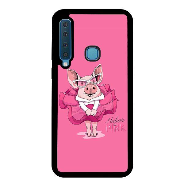 Ốp lưng cho Samsung Galaxy A9 2018 mẫu heo 1 - Hàng chính hãng