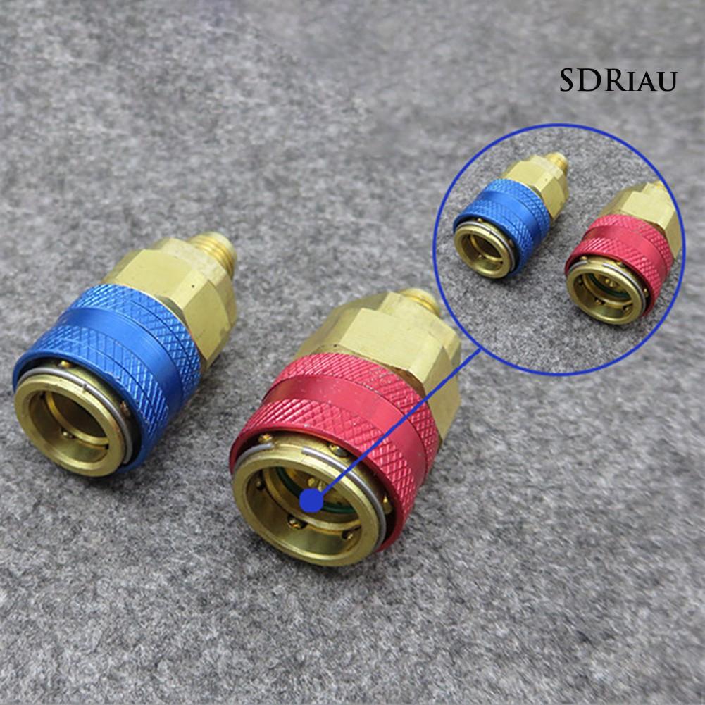 Set 2 Đầu Nối R134A H / L Cho Tủ Lạnh Ô Tô