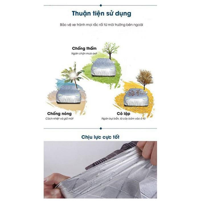 BẠT PHỦ Ô TÔ CHỐNG NÓNG XE VIOS 2014-2018