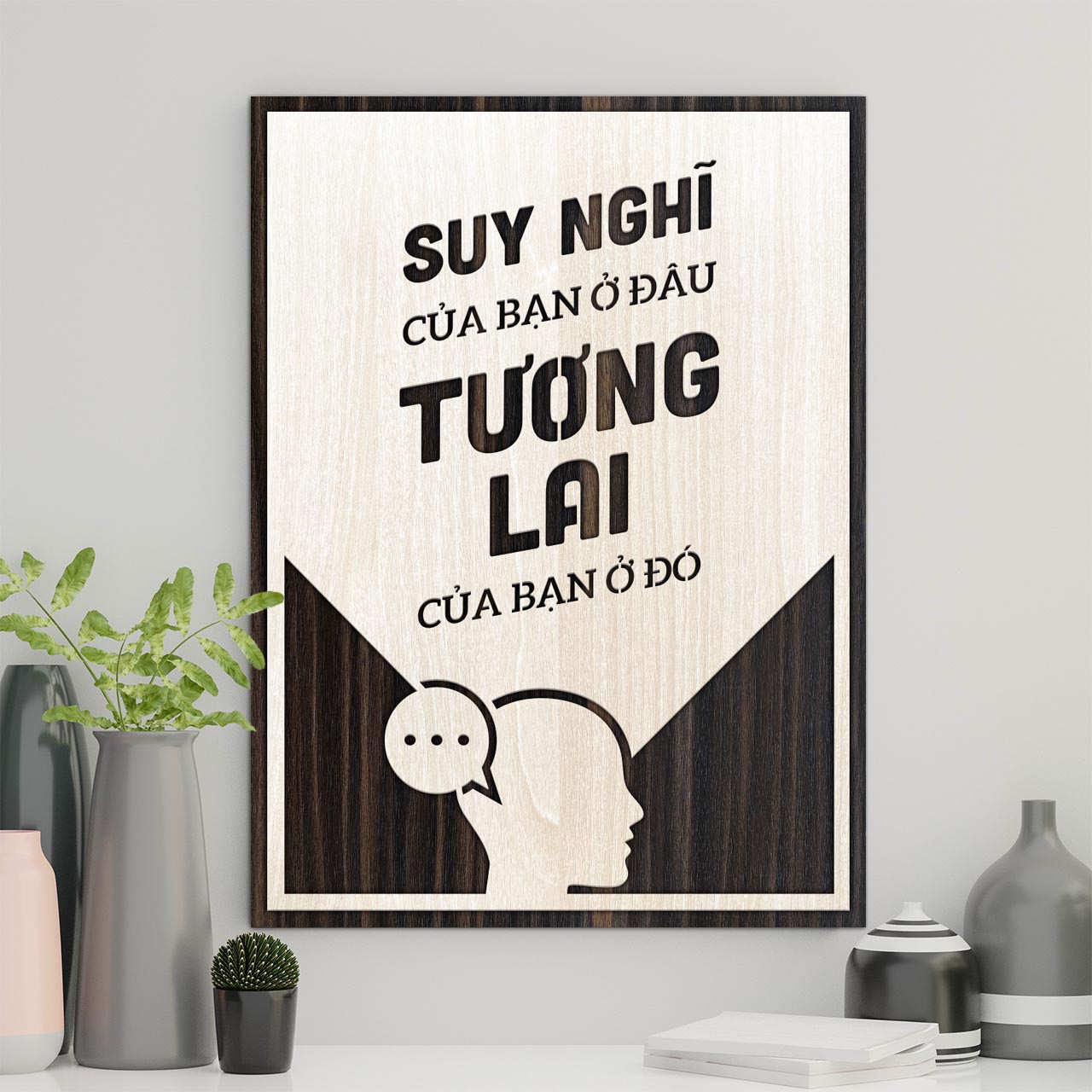 Tranh Caption TBIG122: Suy nghĩ của bạn ở đâu tương lai của bạn ở đó