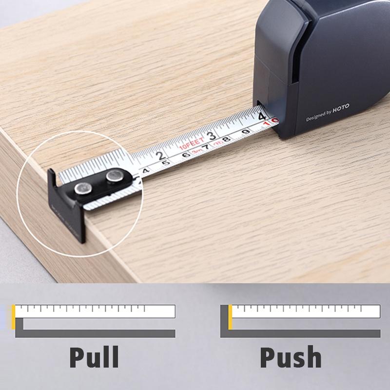 Thước Dây Tự Khóa 3m Bằng Thép Có Thể Thu Gọn Độ Chính Xác Cao-Hàng chính hãng