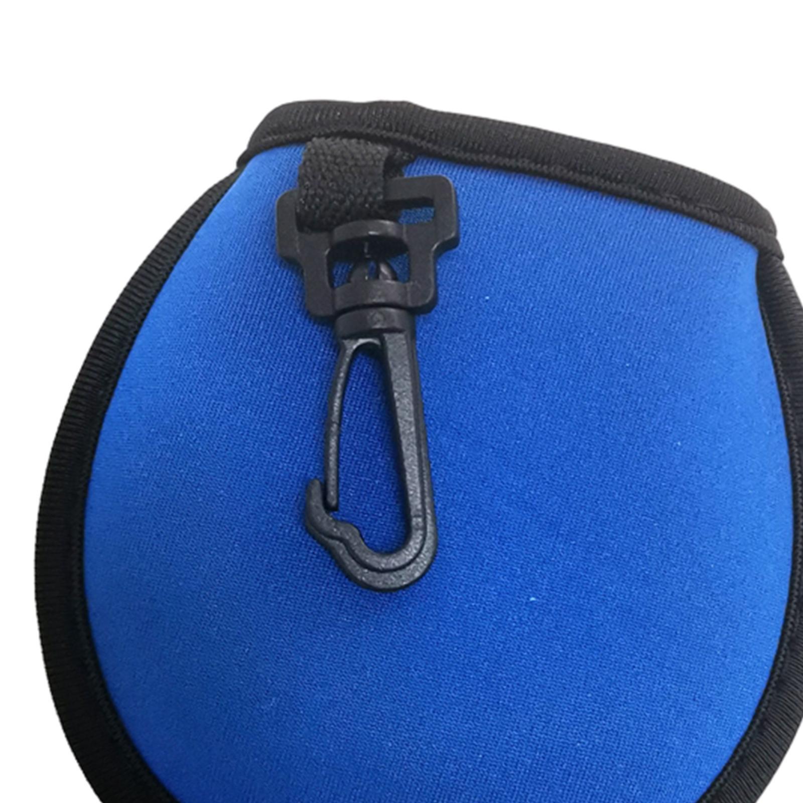 Golf Ball Cleaner with Clip Portable Golf Ball Wiping Golf Ball Cleaning Bag