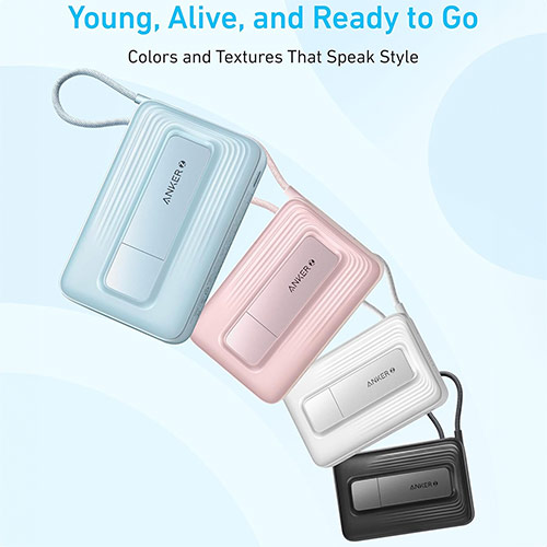 Sạc dự phòng Anker Zolo Power Bank 1C 30W 10000mAh A1685 - Hàng chính hãng