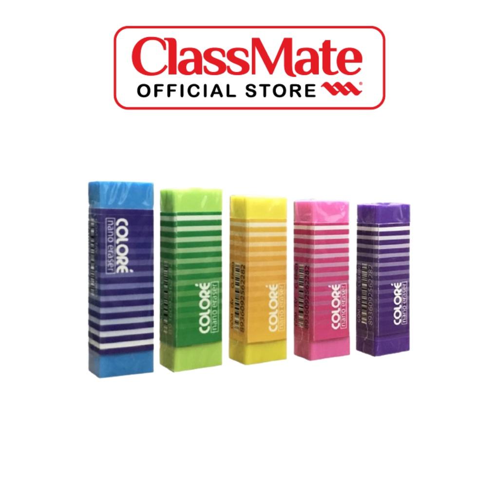 Gôm Tẩy Nano 5 Màu Colore CLASSMATE Giúp Làm Sạch Các Vết Chì Đen,Tiện Dụng, An Toàn Cho Bé CL-ER803