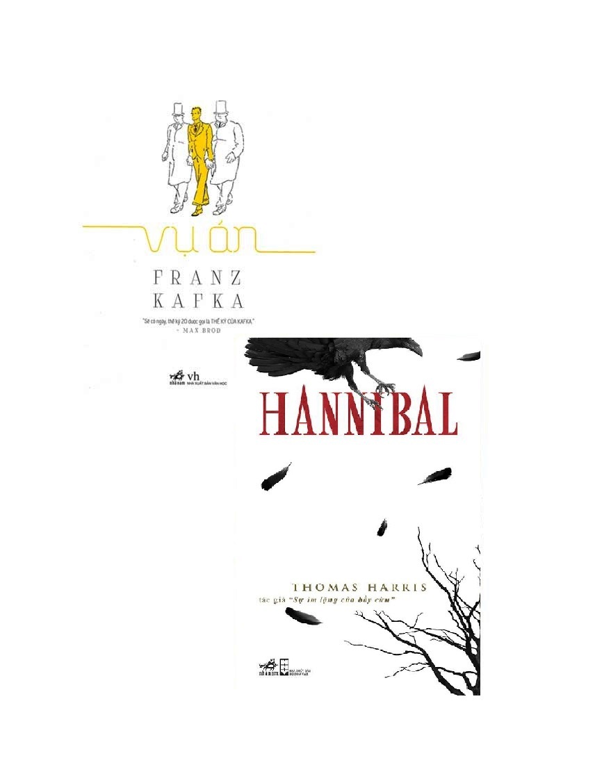 COMBO SÁCH VĂN HỌC KINH ĐIỂN: VỤ ÁN (FRANZ KAFKA) + HANNIBAL (THOMAS HARRIS)