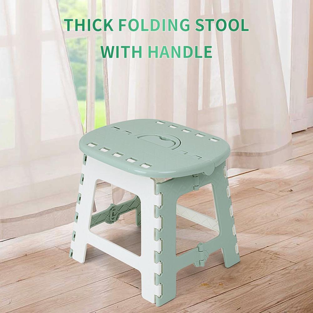 Ghế đẩu nhựa cầm tay, có thể xếp gọn, thiết kệ bo tròn, an toàn cho trẻ nhỏ