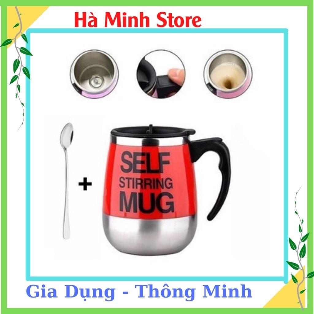 Cốc Cafe Tự Khuấy, Giữ Nhiệt, Giúp Đánh Tan Đường Sữa Các Loại Đồ Uống Tự Động Nhanh Chóng Tiện Lợi - Gia Dụng Hà Minh