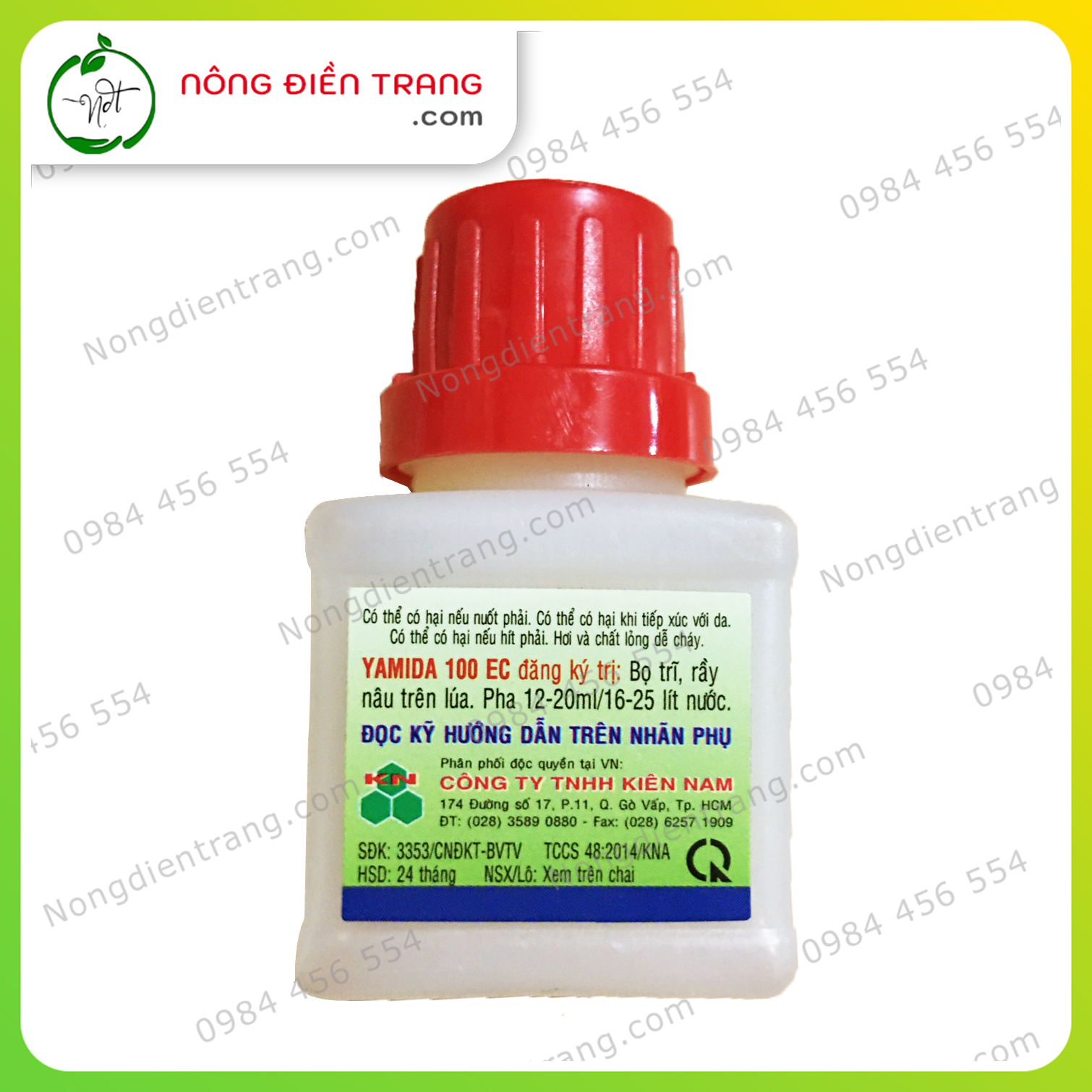 YAMIDA 100EC Trừ Bọ Trĩ Rầy Nâu - Chai 20ml VTNN Nông Điền Trang