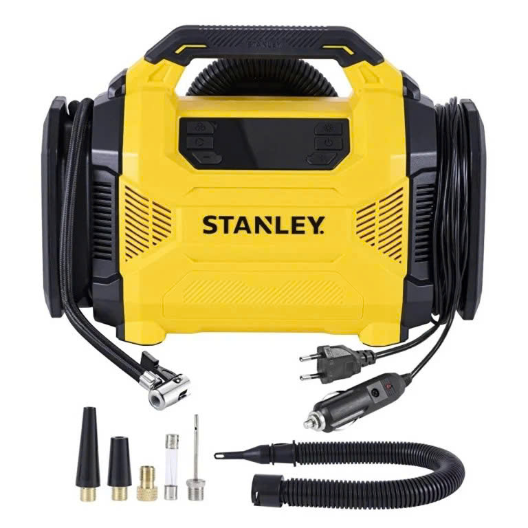Máy bơm hơi đa năng dùng điện 12V/220V Stanley SXIF3501- HÀNG CHÍNH HÃNG