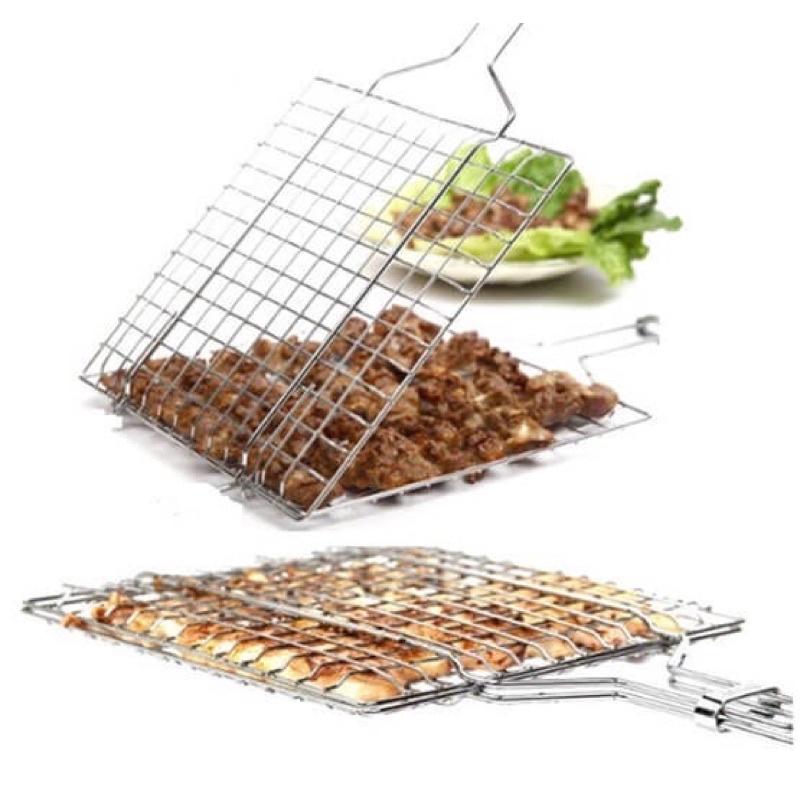 Vỉ nướng kẹp inox-Vỉ nướng kẹp thịt ,cá