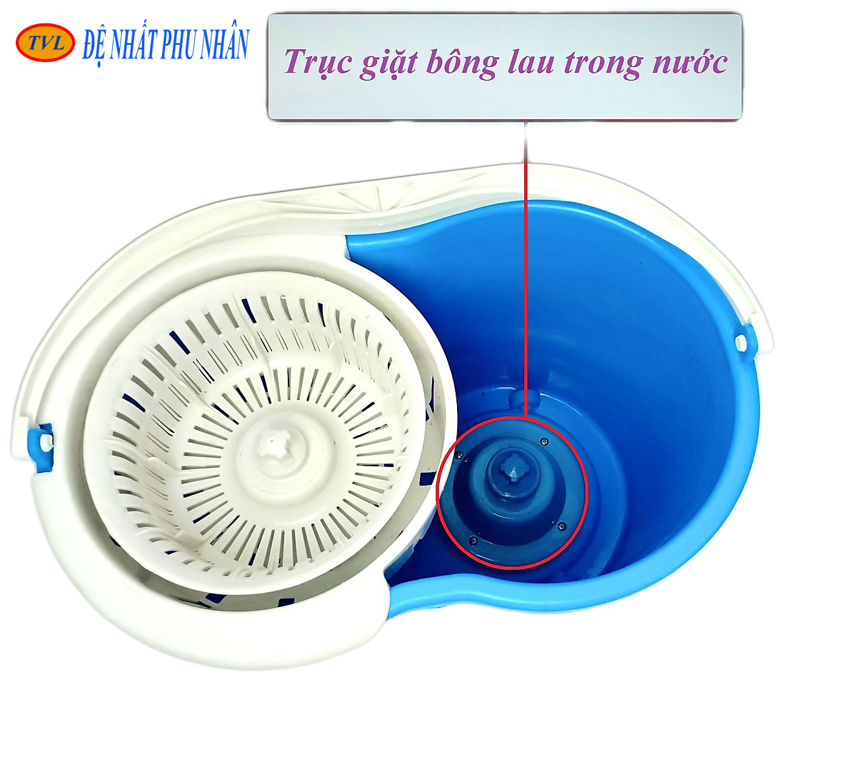 Bộ lau nhà Đệ Nhất Phu Nhân 2in1 - TVL156