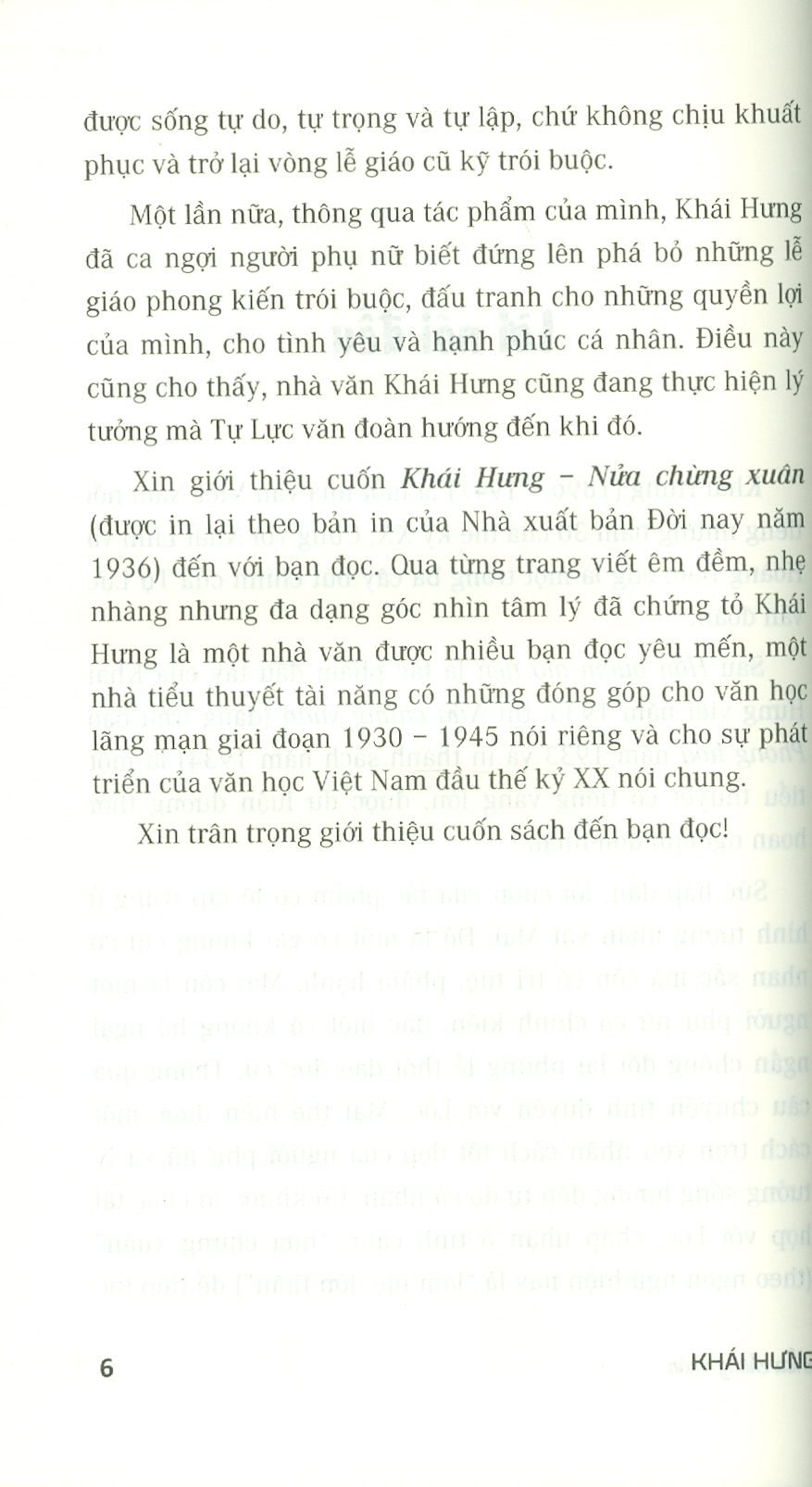 Khái Hưng - Nửa Chừng Xuân (Danh tác văn học Việt Nam)