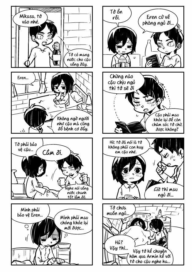 những mẫu chuyện xoay quanh eren và mikasa chapter 3 5