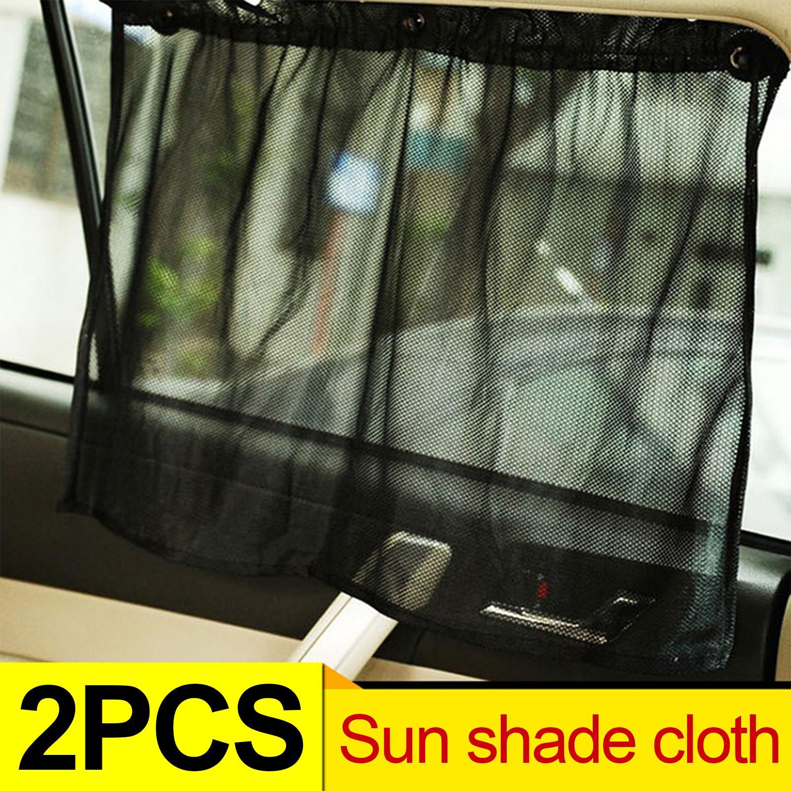 2x Side Window Car Sun Shade Curtain, Mesh Sunshade, Car Sun Side Window Mesh Curtain, Car Window Sun Shade Covers, Fit for Side Windows