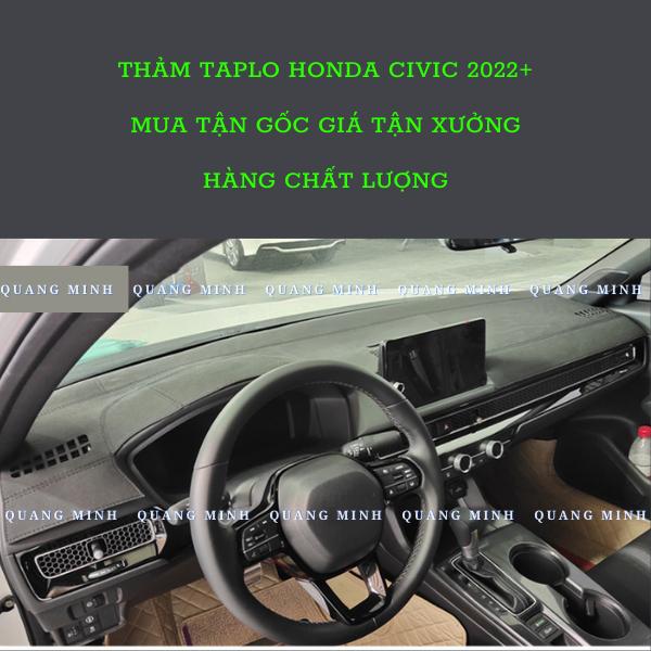 THẢM TAPLO XE HONDA CIVIC ĐỜI 2022 - Nay