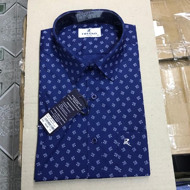 Áo ngắn tay lai ngang size 43 vải xịn chống nhăn