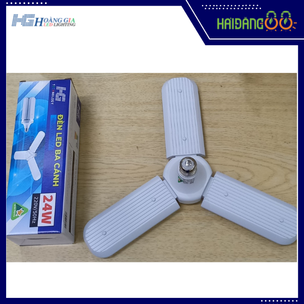 Đèn LED Mini chiếu sáng trang trí 3 cánh HG 24W