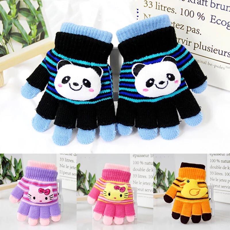 Găng tay kép hình thú cho bé