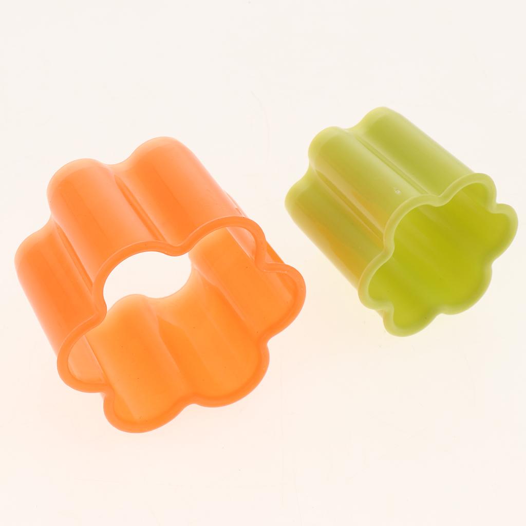 5Pcs Cookie Cutter Set Biscuit Sandwich Fondant Cake Fruit Vegetable Flower