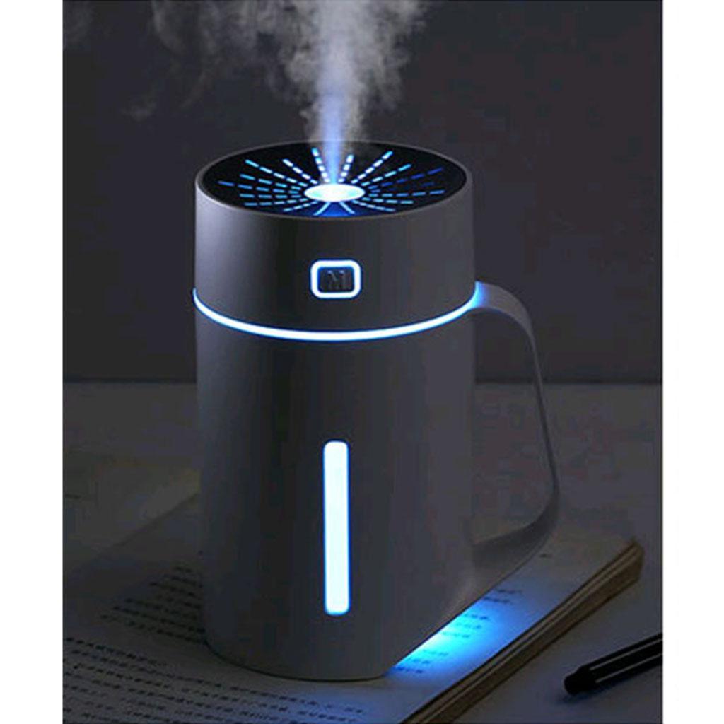 USB Ultrasonic Humidifier LED Light Air Purifier Aroma Diffuser
