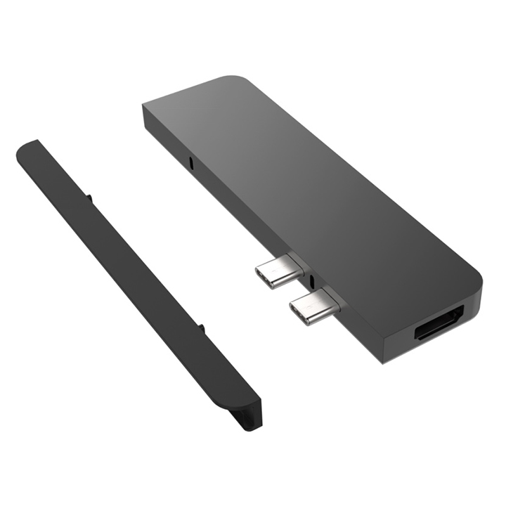 Cổng Chuyển Hyperdrive Duo 7-In-2 Hdmi 4K60HZ With Cable USB-C Hub For Macbook/IpadPro/Laptop/Smartphone - Hàng Chính Hãng